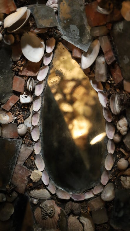 Grotto staircase detail, A la Ronde, Devon.